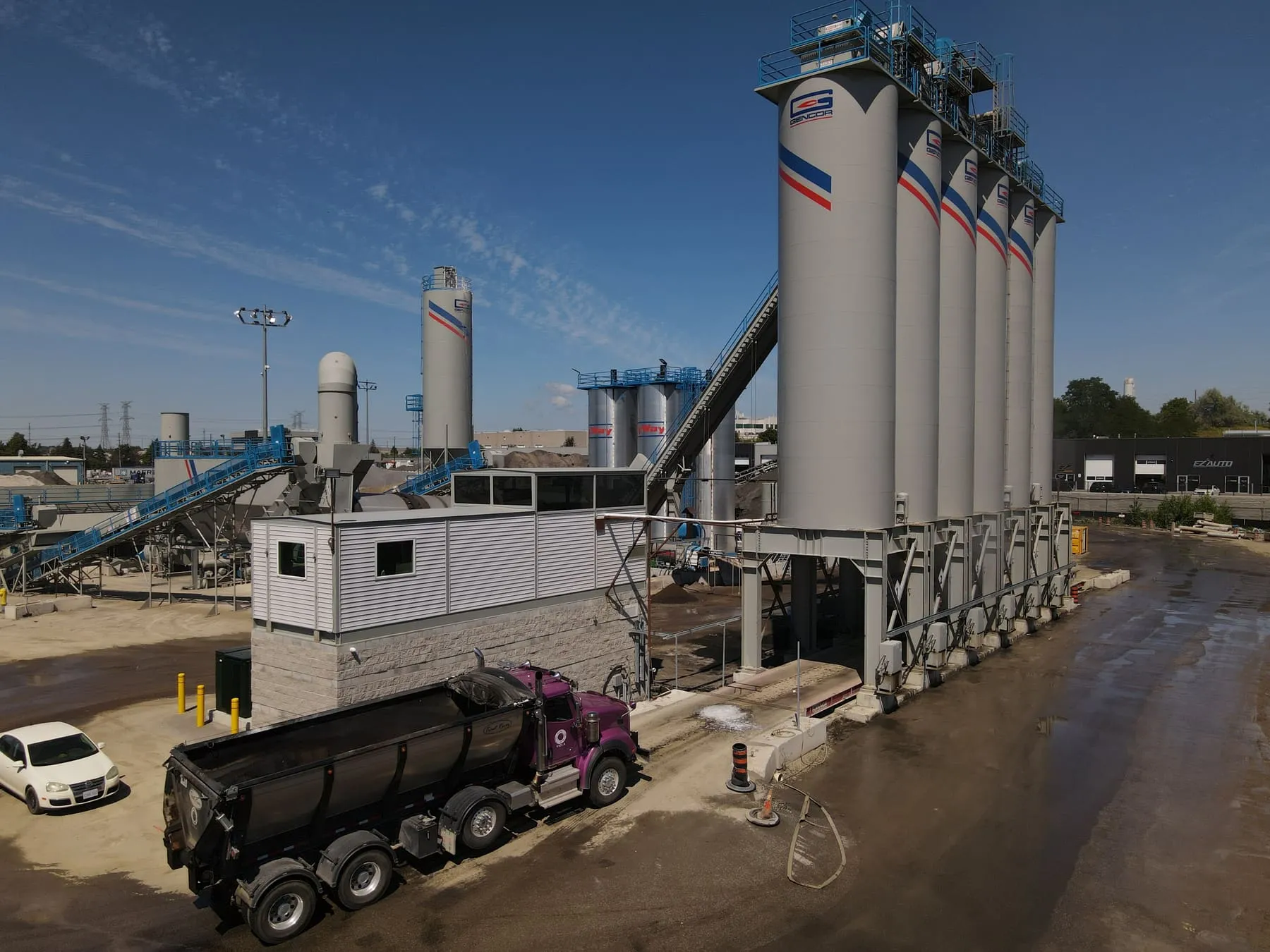 Markham asphalt plant — aerial