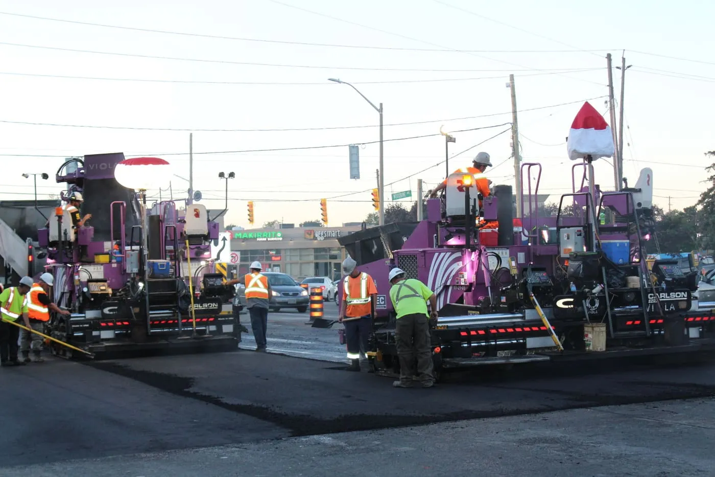 Dual-paver resurfacing
